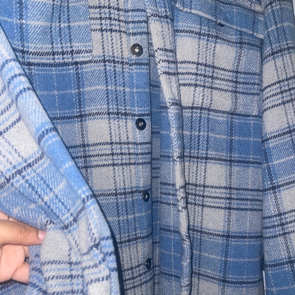 Forever 21 Blue Plaid Jacket - Picture 2 of 4